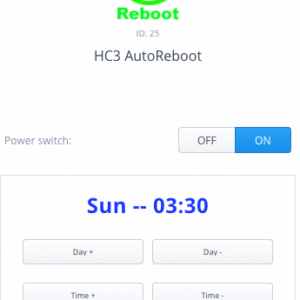 HC3 & HC3L AutoReboot